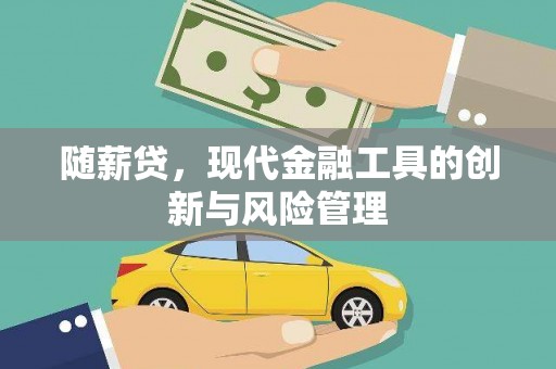 溪湖随薪贷，现代金融工具的创新与风险管理