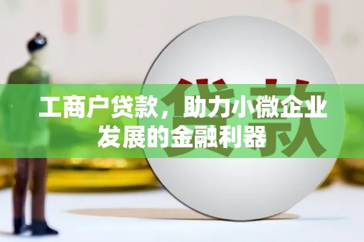 溪湖工商户贷款，助力小微企业发展的金融利器
