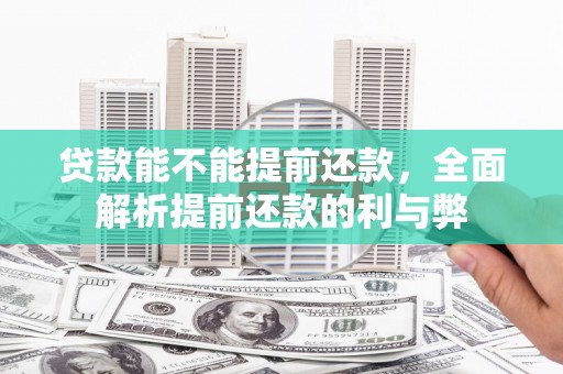 溪湖贷款能不能提前还款，全面解析提前还款的利与弊